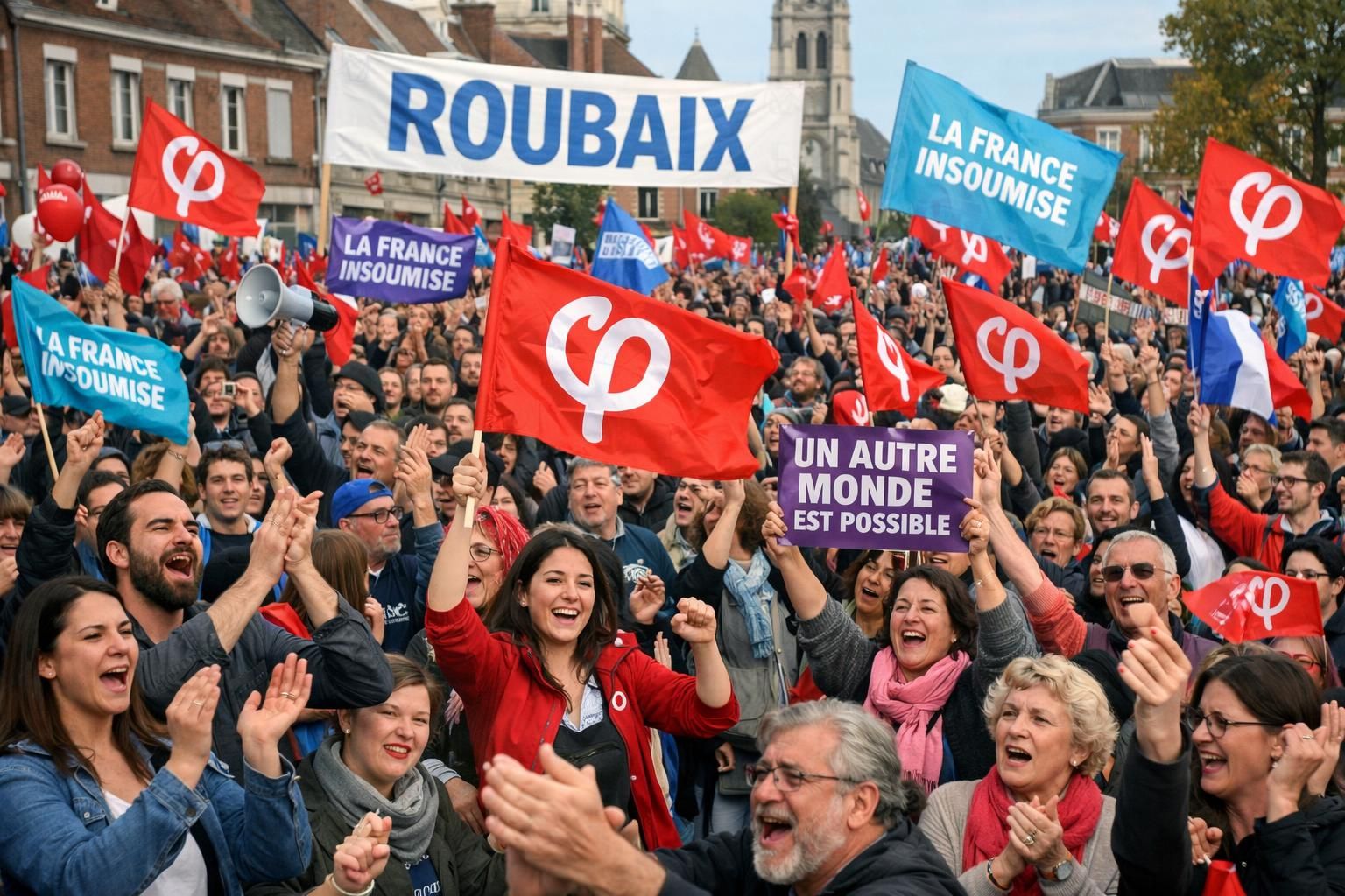 à roubaix, lfi s'impose comme un candidat sérieux pour la mairie, avec une campagne dynamique et un soutien grandissant.