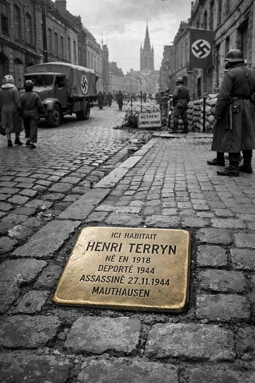 découvrez le pavé mémoriel installé à roubaix en hommage à henri terryn, victime du nazisme, pour ne jamais oublier son histoire et honorer sa mémoire.