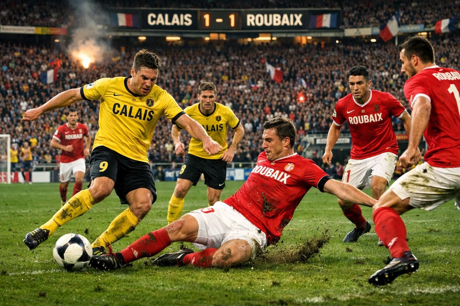 calais cherche à confirmer son succès contre dunkerque en affrontant roubaix lors d'un match très attendu.