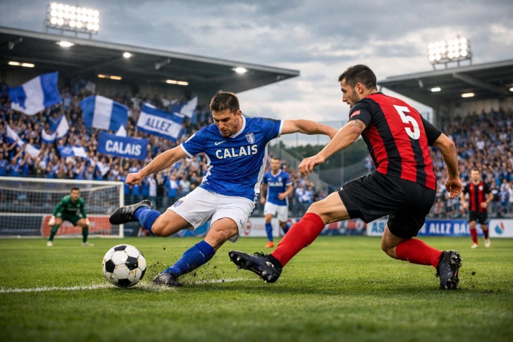 calais souhaite confirmer son succès prometteur contre dunkerque en affrontant roubaix dans un match décisif, avec l'ambition de poursuivre sur sa lancée.