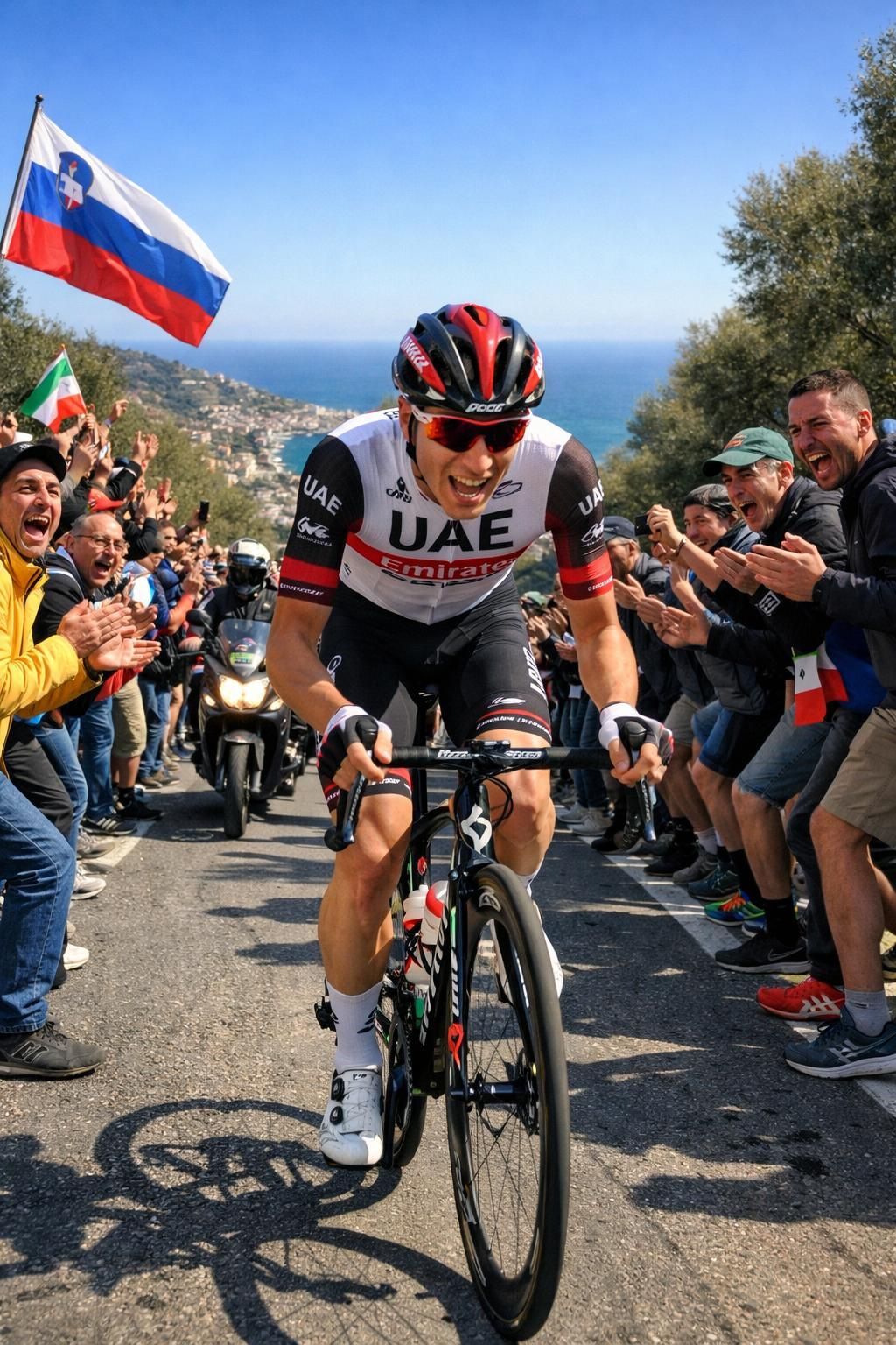cyclisme : pogacar réalise une performance héroïque à milan-sanremo en surmontant une chute pour remporter sa première victoire prestigieuse.