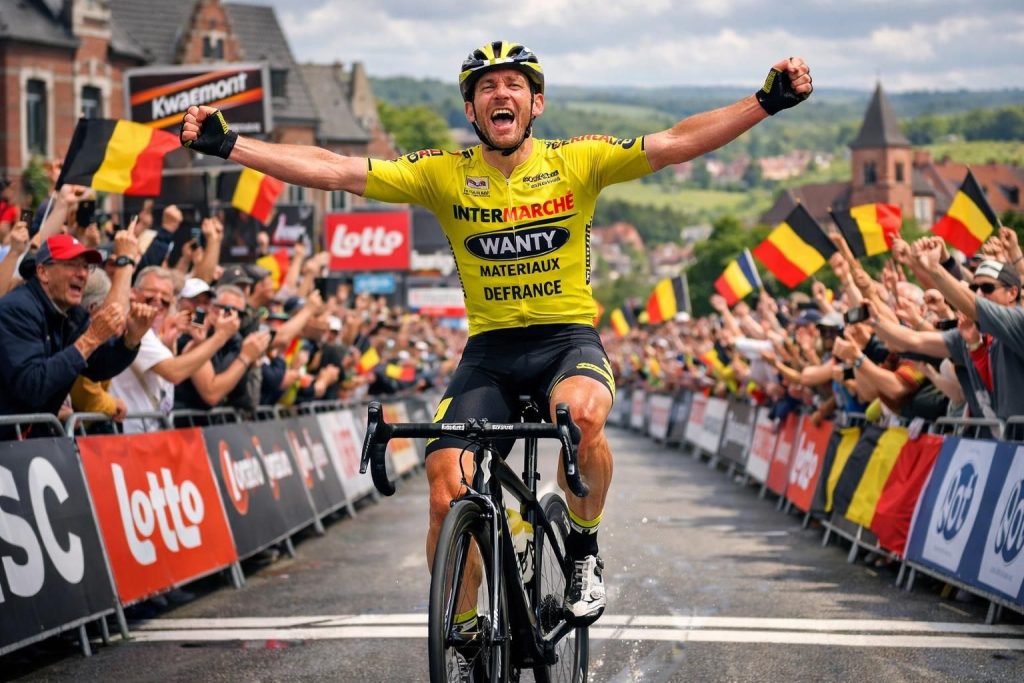 découvrez la victoire marquante de simon defrance en belgique, un moment clé qui transforme sa carrière cycliste et promet un avenir brillant.