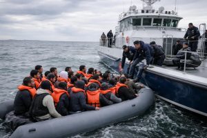 un passeur de migrants intercepté en mer près de dunkerque cette semaine a été condamné à 18 mois de prison ferme, soulignant la lutte contre l'immigration illégale.