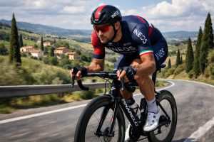 découvrez comment filippo ganna impose son rythme et sa vitesse au tirreno-adriatico, se préparant pour milan-san remo et paris-roubaix, deux classiques cyclistes majeures.