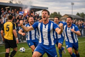 l'as steenvoorde continue sa série sans défaite depuis novembre en s'imposant face à roubaix lors du match de football régional 1. retour sur cette rencontre décisive.