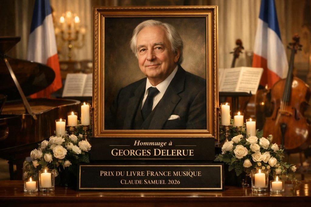 découvrez l'hommage rendu à georges delerue avec sa sélection officielle au prix du livre france musique-claude samuel 2026, une reconnaissance exceptionnelle de son œuvre musicale.