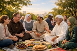 participez à la journée 'vivre ensemble' pour un échange enrichissant entre les traditions du carême et du ramadan, favorisant la compréhension et le dialogue interreligieux.