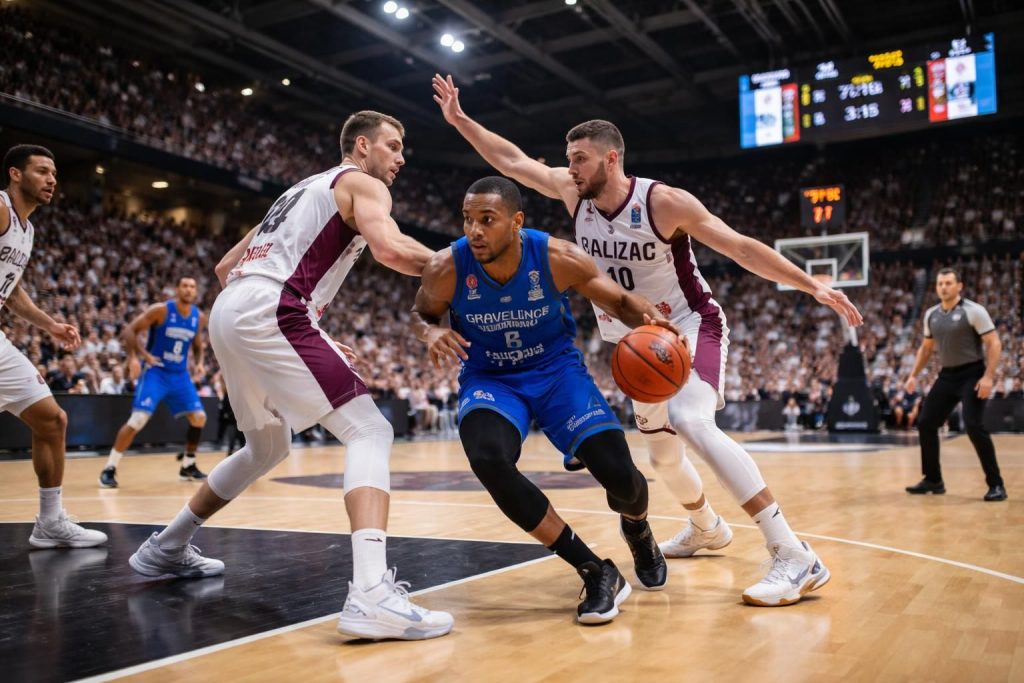 suivez en direct et en temps réel le match passionnant entre gravelines-dunkerque et boulazac. ne manquez aucun moment fort de cette confrontation intense !