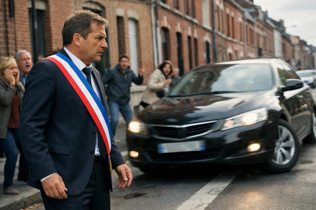 le maire sortant de roubaix révèle avoir été victime d'une tentative de collision automobile, soulignant les tensions croissantes dans la ville.