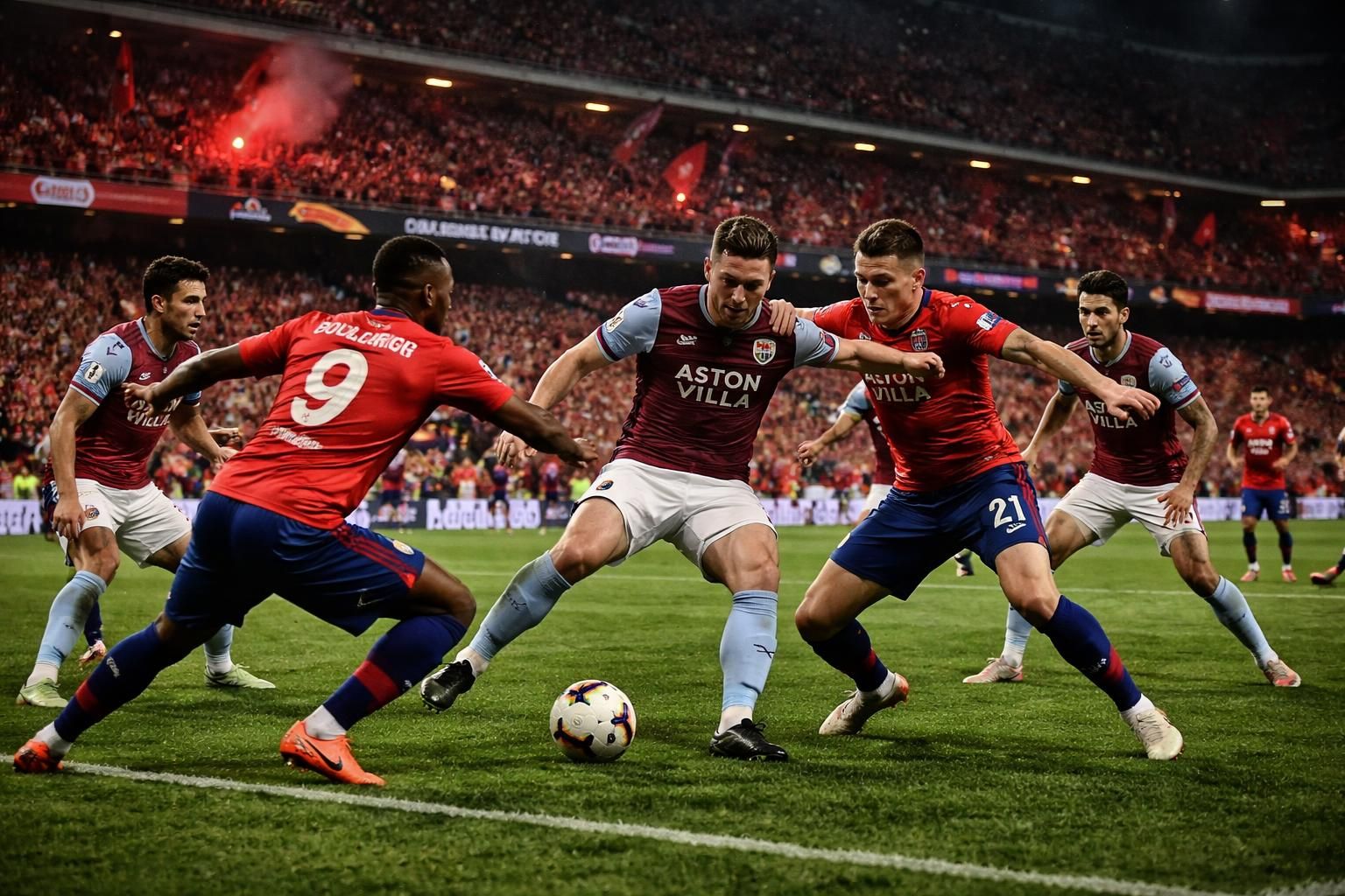 nabil bentaleb, joueur de lille, estime qu'aston villa ne méritait pas la victoire lors de leur récente confrontation, partageant son analyse du match.