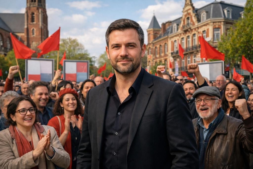 municipales 2026 à roubaix : david guiraud, candidat insoumis, domine largement le premier tour avec une avance significative, marquant un tournant politique majeur dans la ville.