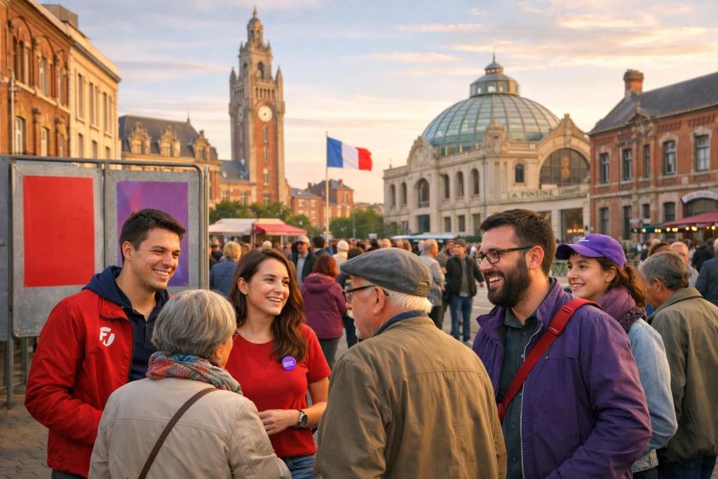 découvrez comment la france insoumise se positionne favorablement pour remporter les élections municipales 2026 à roubaix.