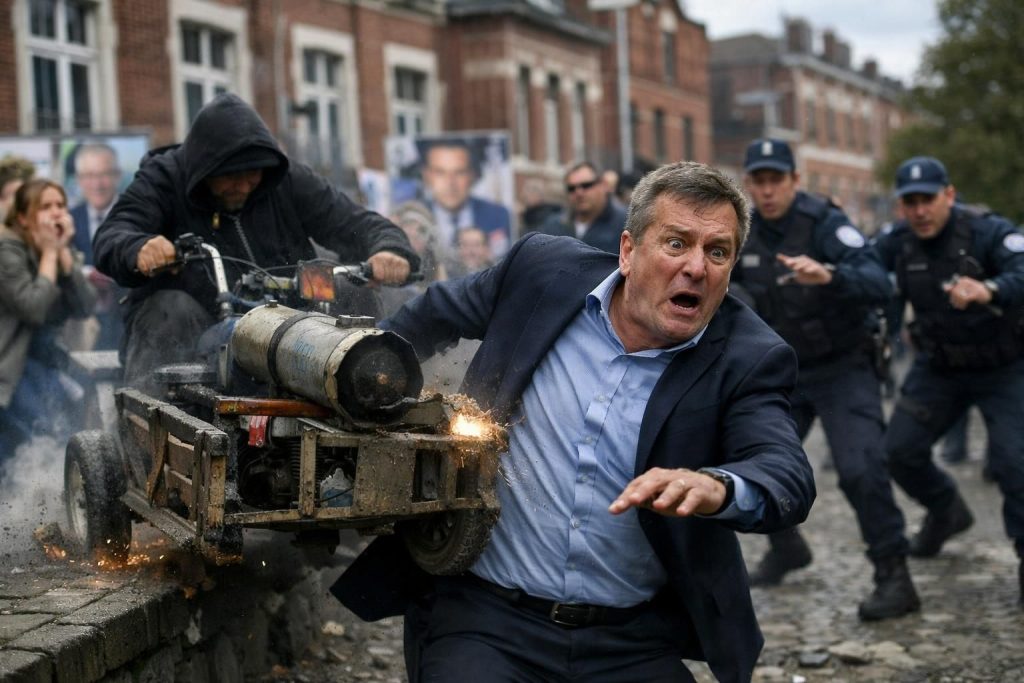 lors des municipales 2026 à roubaix, le maire sortant a été victime d'un incident spectaculaire : une tentative de collision évitée de justesse. découvrez les détails de cet événement marquant.