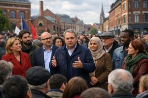 municipales 2026 à roubaix : xavier bertrand rassemble ses soutiens pour former un front uni face à david guiraud et la france insoumise (lfi), dans une campagne électorale déterminante.