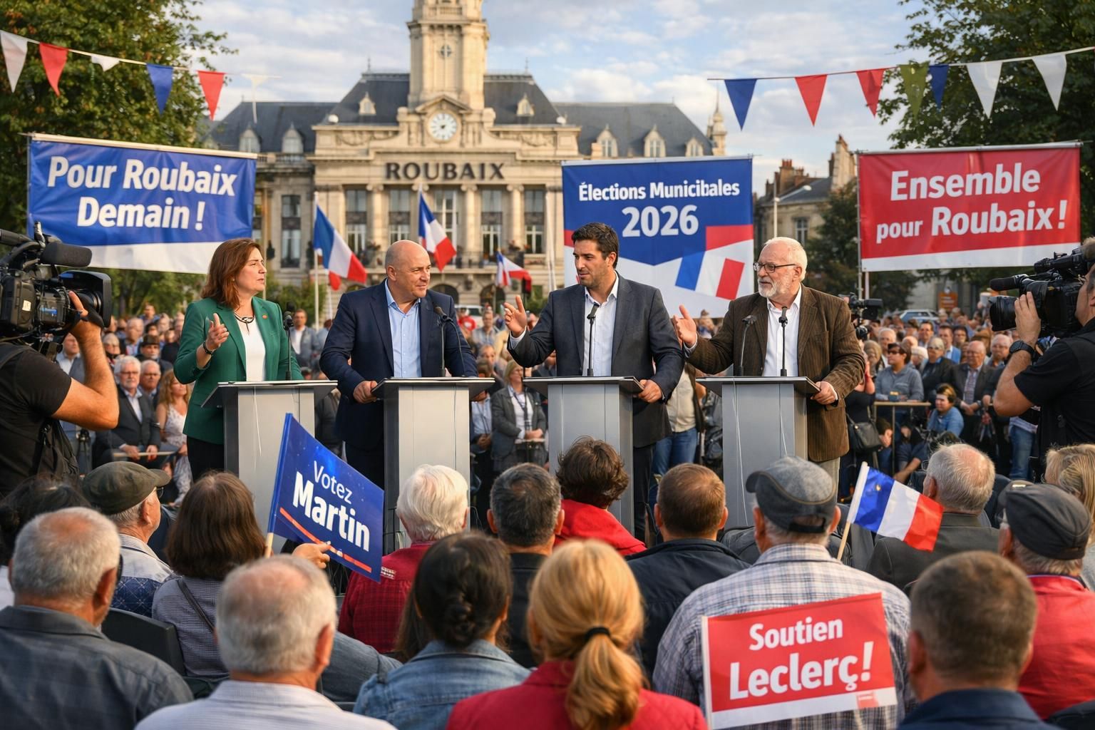 à roubaix, aucune alliance n'a été annoncée entre le maire sortant et la gauche pour le second tour des municipales, marquant une campagne électorale tendue et sans coalition.