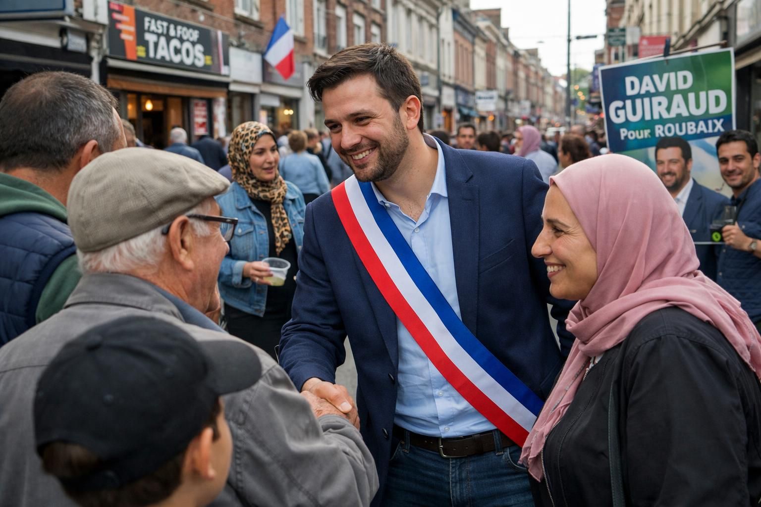 municipales à roubaix : david guiraud (lfi) en tête des résultats et proche de la victoire, un tournant politique majeur pour la ville.