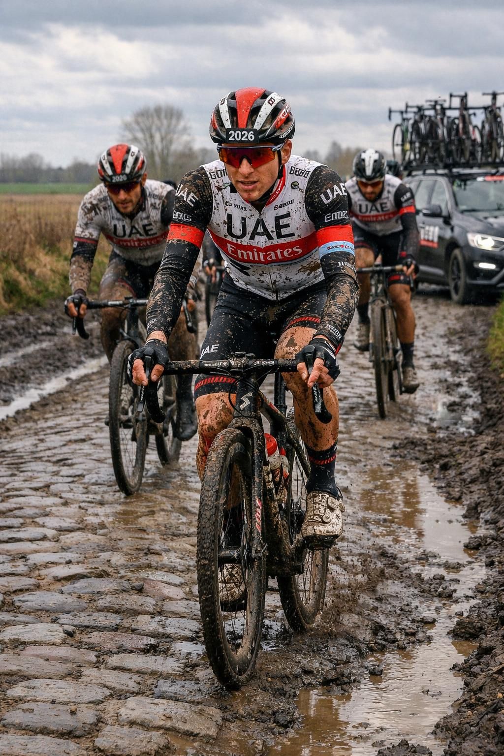 découvrez comment tadej pogacar repousse ses limites sur le parcours défiant de paris-roubaix lors de deux journées intenses d'effort et de compétition.