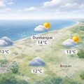 consultez les prévisions météo détaillées pour dunkerque et ses environs le dimanche 22 mars 2026. ne manquez aucun changement climatique avec notre aperçu complet.
