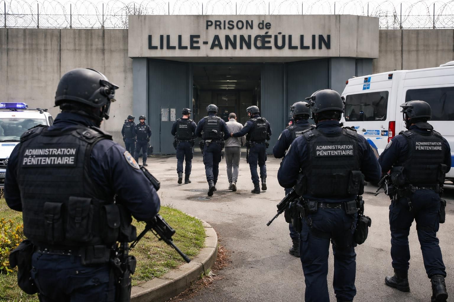 un détenu de la prison de lille-annœullin a été puni de 30 jours d’isolement suite à une agression contre des agents pénitentiaires, renforçant la sécurité au sein de l’établissement.
