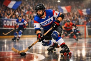 suivez le parcours de l'équipe de rink hockey de coutras, déterminée à décrocher une place pour le final four de la coupe de france et vivre une compétition intense.