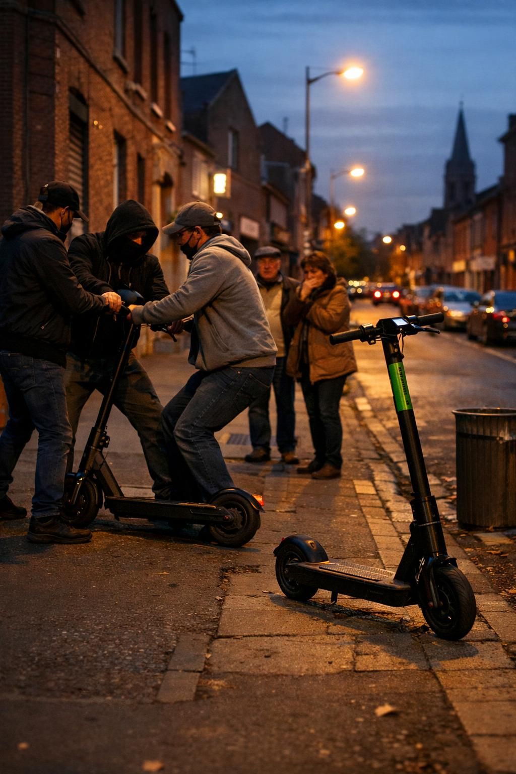 à roubaix, un voleur de trottinette électrique est rapidement identifié grâce à un détail qu'il a oublié, mettant fin à sa fuite.