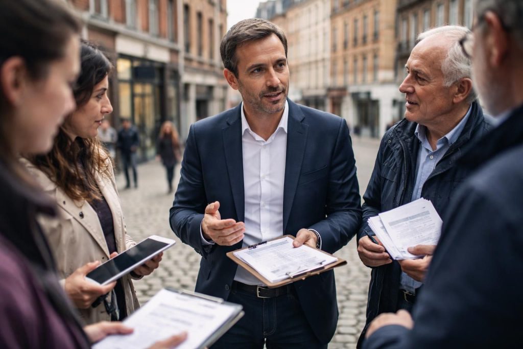 découvrez les derniers résultats du sondage à lille : arnaud deslandes en tête dans toutes les configurations pour les municipales.
