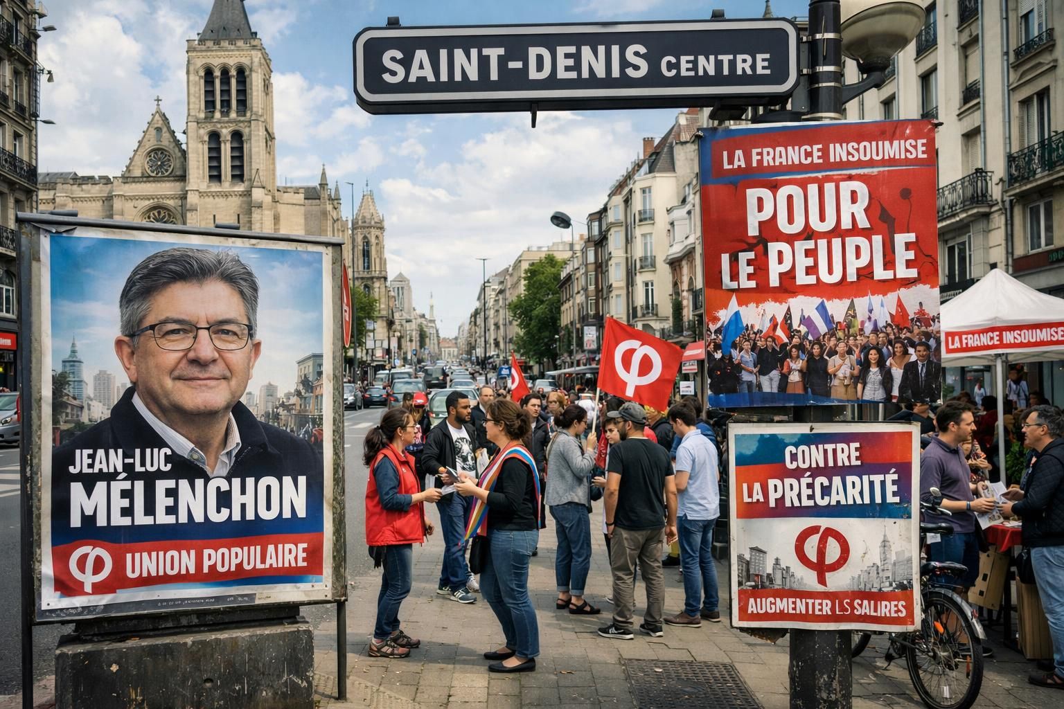 les insoumis remportent une victoire éclatante dans les quartiers populaires de saint-denis et de roubaix, renforçant leur présence politique aux portes de paris et lille.