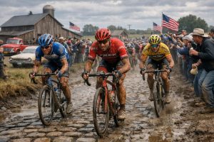 découvrez l'existence d'une version américaine de la célèbre course cycliste paris-roubaix et explorez ses particularités uniques.
