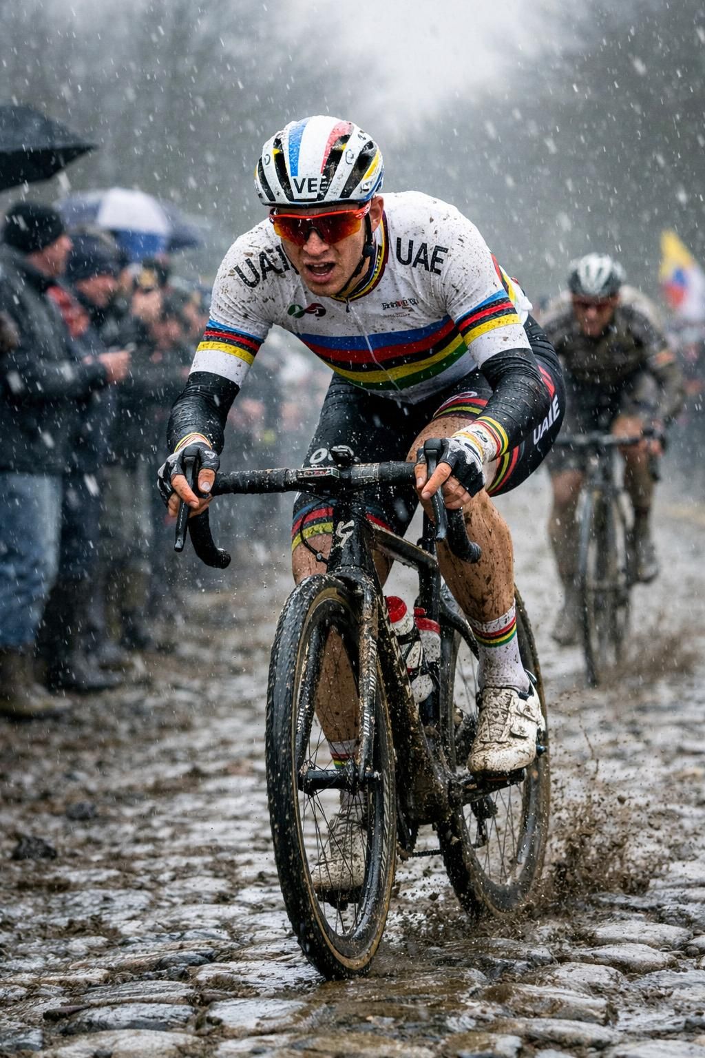 découvrez le retour de tadej pogacar sur les pavés emblématiques de paris-roubaix pour une reconnaissance approfondie, préparant sa performance sur l'une des courses cyclistes les plus mythiques.