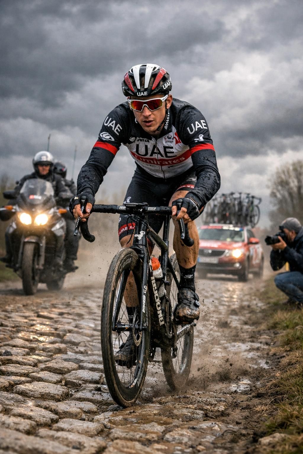 découvrez comment tadej pogacar intensifie sa préparation en revisitant le célèbre parcours de paris-roubaix, prêt à relever de nouveaux défis cyclistes.