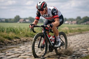 tadej pogacar intensifie sa préparation en revisitant le parcours mythique de paris-roubaix, prêt à affronter les défis légendaires de la course pavée.