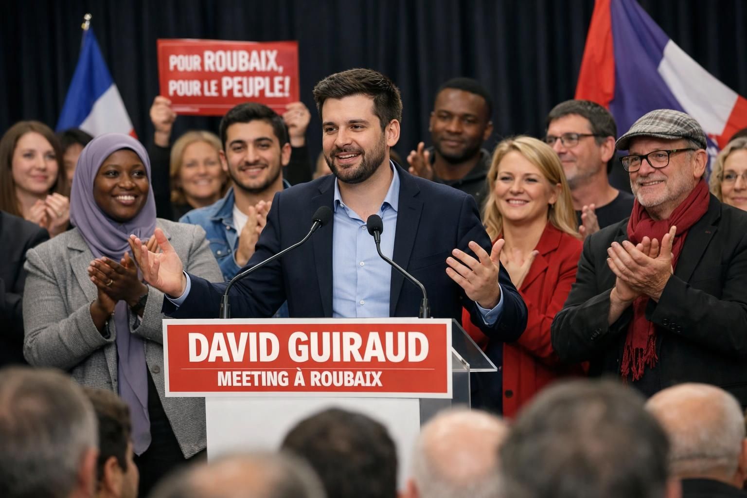 découvrez le parcours de david guiraud, de ses débuts à roubaix jusqu'aux marches du pouvoir, à travers cette vidéo exclusive.