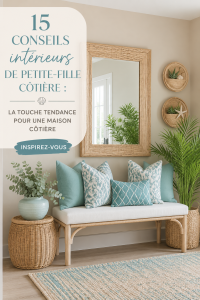 Intérieur lumineux avec des éléments de décoration côtière
