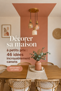 Une décoration intérieure stylée et abordable avec des objets modernes et des matériaux recyclés.