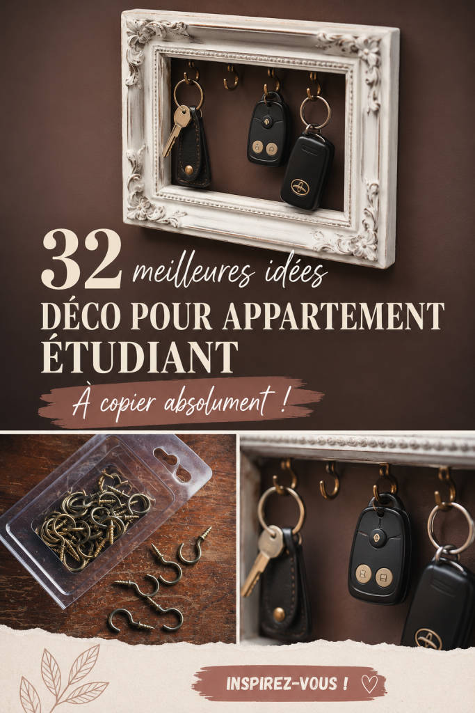 Un appartement étudiant décoré de manière moderne et accueillante