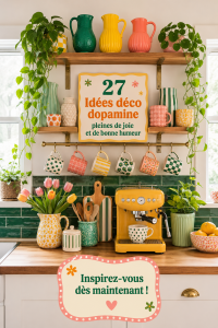 Un intérieur lumineux et coloré avec des accessoires décoratifs inspirants
