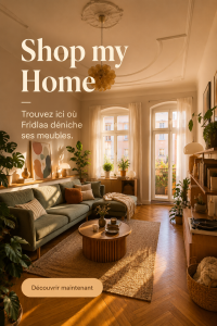 Un salon moderne avec des meubles confortables et stylés.