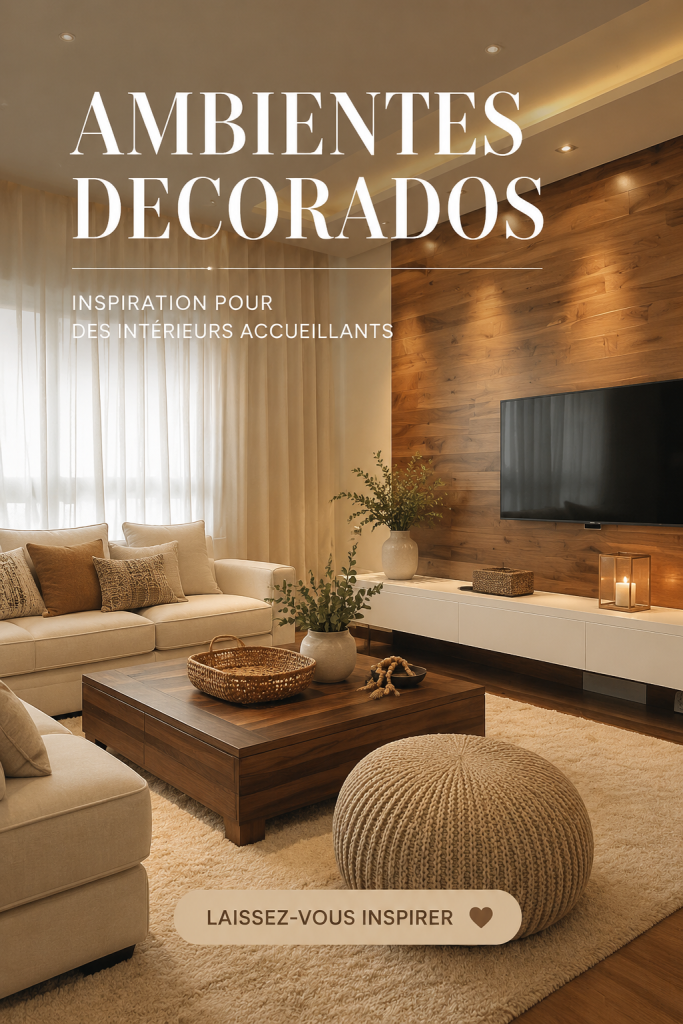 Un intérieur moderne décoré avec du papier peint tendance et coloré.