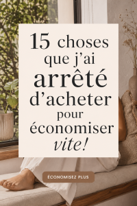 Image de produits de consommation courante avec un symbole d'économie.
