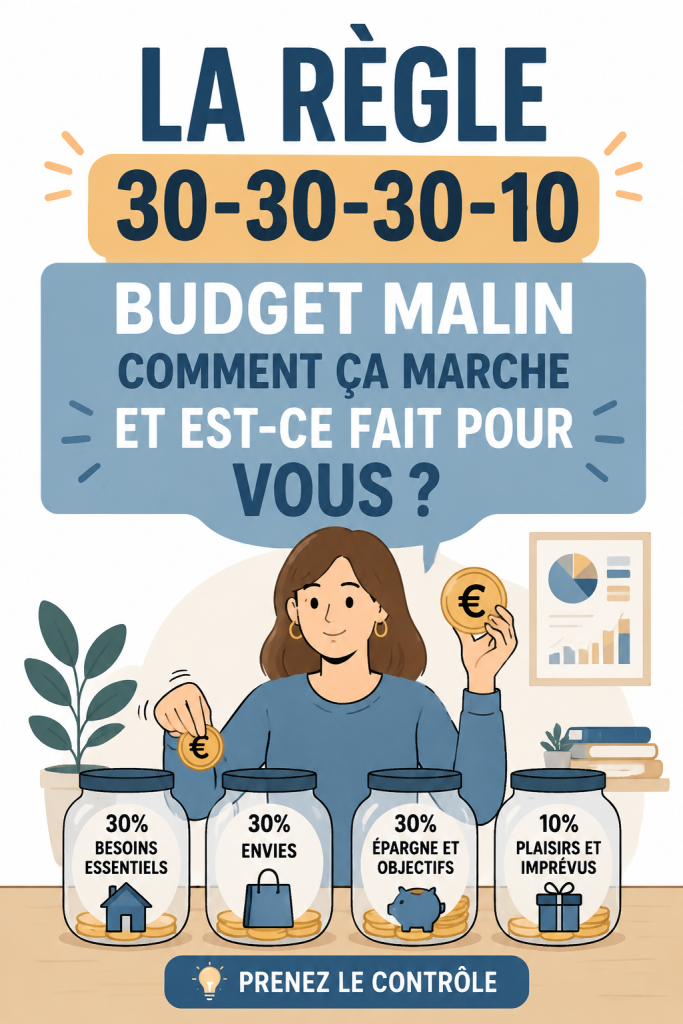 Visuel illustratif sur le budget 30-30-30-10