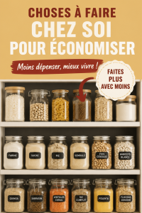 Des créations artisanales maison pour économiser de l'argent.