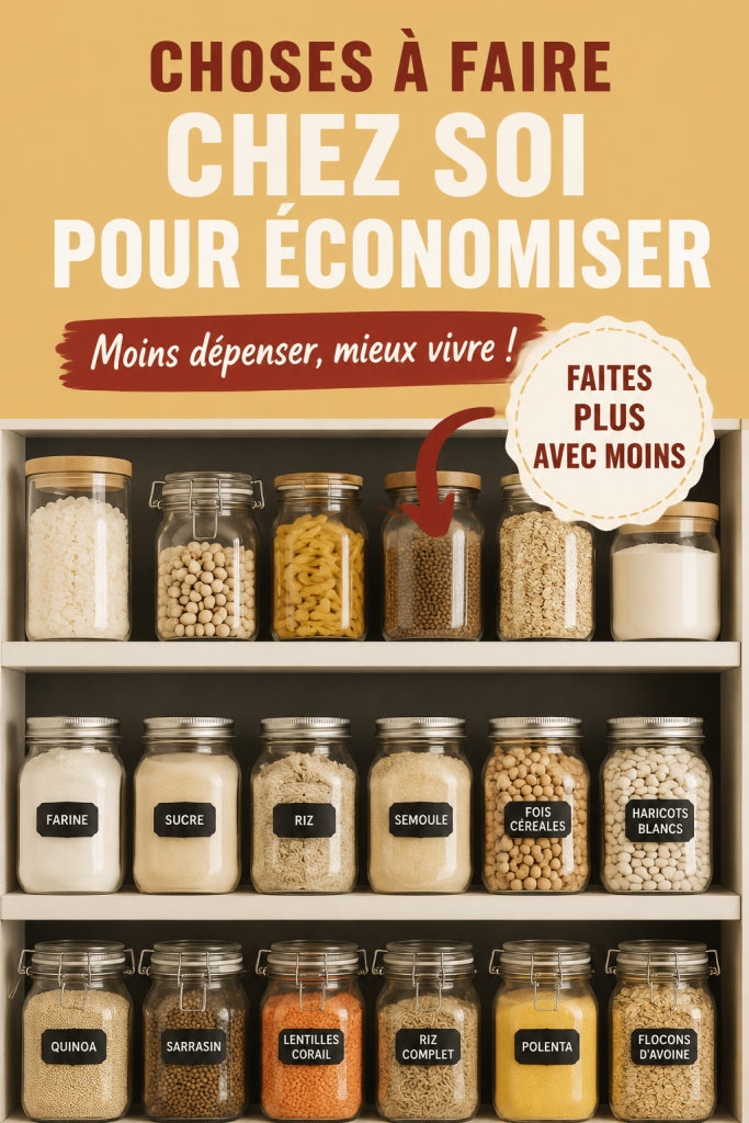 Des créations artisanales maison pour économiser de l'argent.