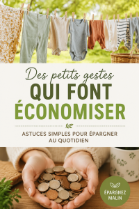 Illustration d'une femme souriante examinant ses finances avec des astuces pour économiser