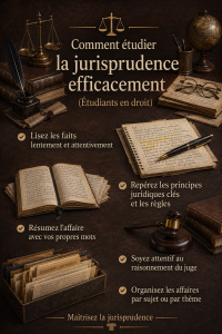 Étudiante en droit travaillant sur des notes avec des livres ouverts