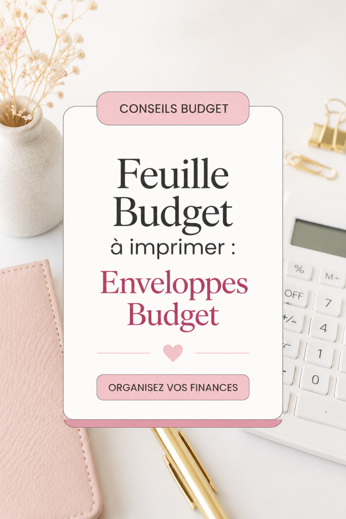 Feuille budget imprimée sur un bureau avec des stylos étalés autour