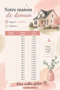 Illustration d'une femme gérant son budget avec des documents et un ordinateur, représentant la gestion financière