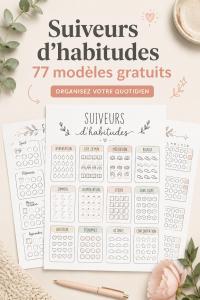 Modèles variés de habit trackers gratuits à imprimer pour un suivi efficace des habitudes.