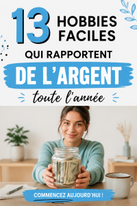 Femme souriante en train de peindre, représentant un hobby créatif qui peut rapporter