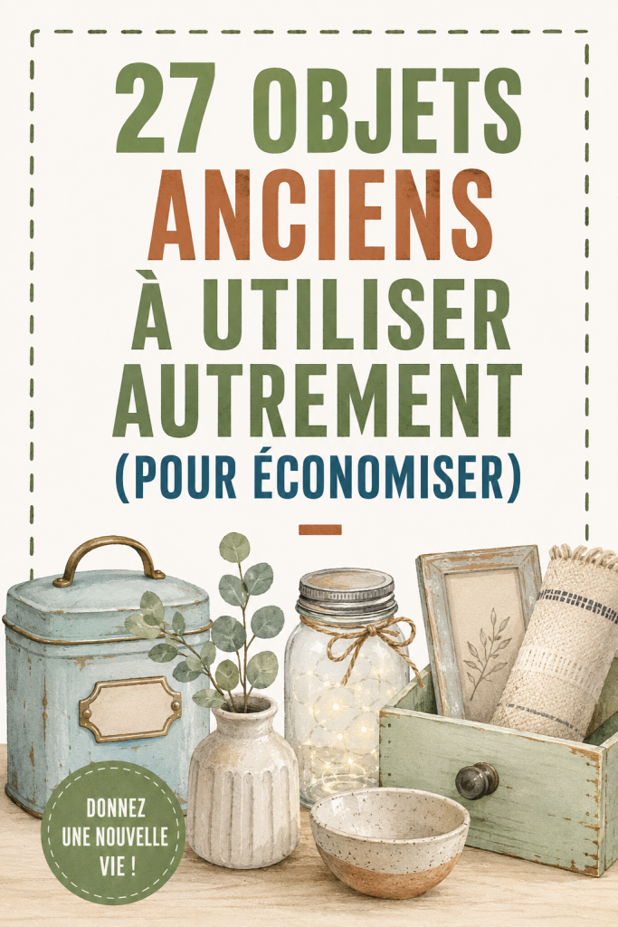 Un collage d'objets réutilisés dans un intérieur chaleureux et créatif