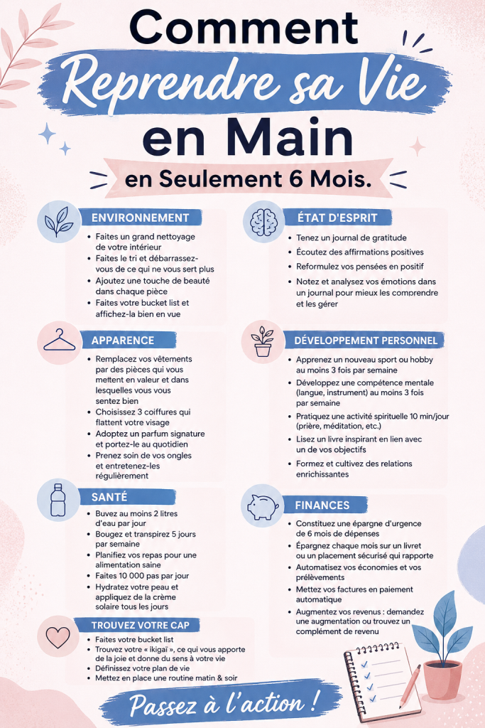 Femme réfléchissant paisiblement à des changements dans sa vie